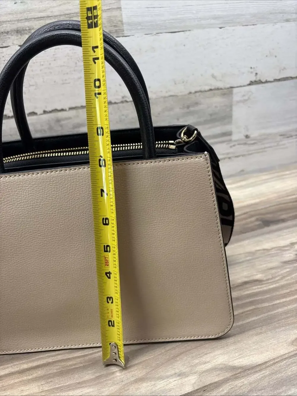 KARL LAGERFELD Paris Small Satchel Snake Print Gold Tone Rare ￼